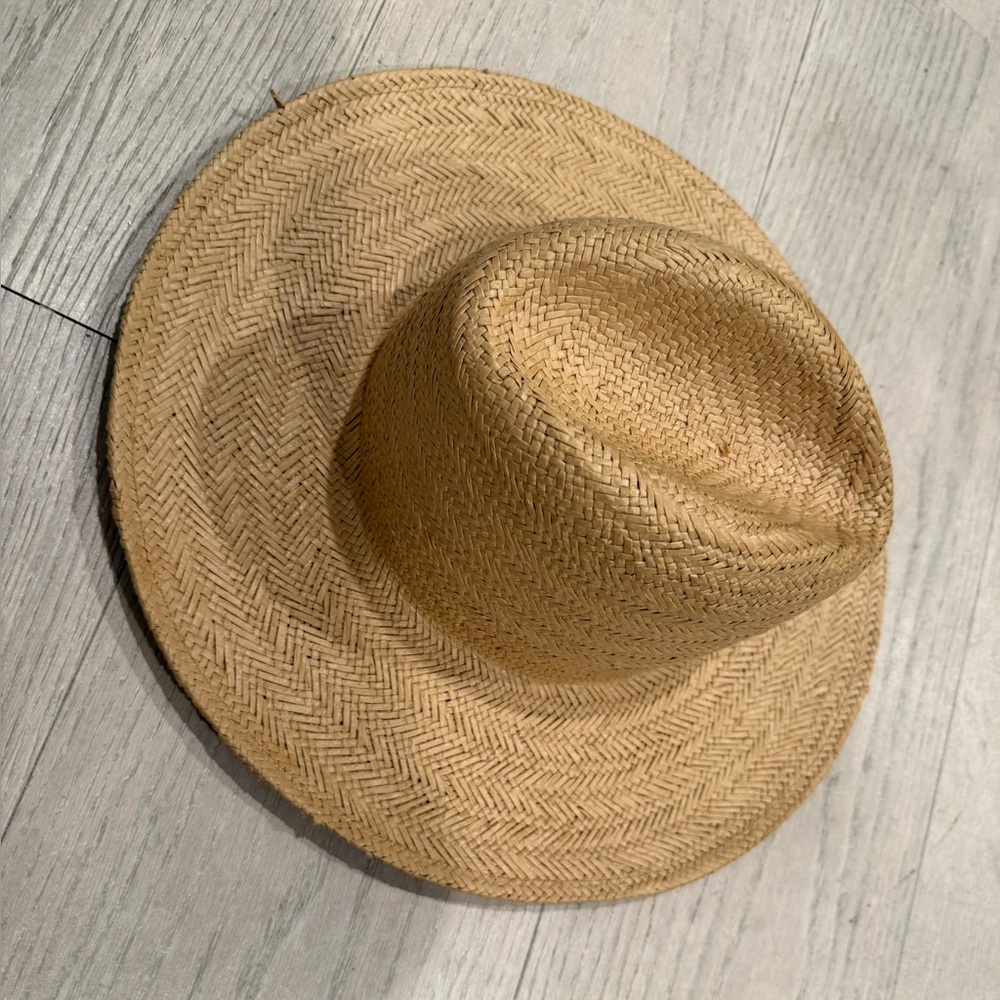 Vince Tan Woven Hat